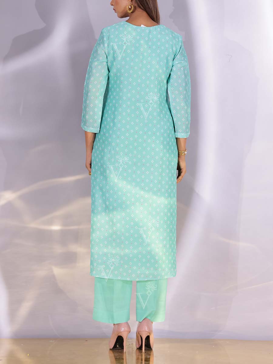 Blue Vasansi Silk Kurta